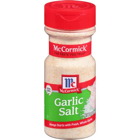 You can find spice mixes/seasoning blends that contain garlic and no salt, such as mrs. (2 Pack) McCormick Garlic Salt, 9.5 oz - Walmart.com ...