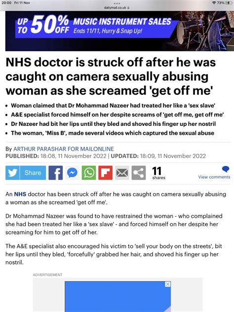 Kwilliam On Twitter No Police Charges Nhs Doctor Struck Off After Being Caught Sexually