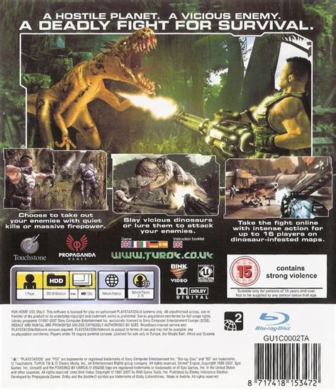 Turok 2008 PlayStation 3 Box Cover Art MobyGames