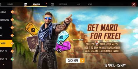 Garena free fire ob27 update: Free Fire: New Maro Character Will Be Given For Free