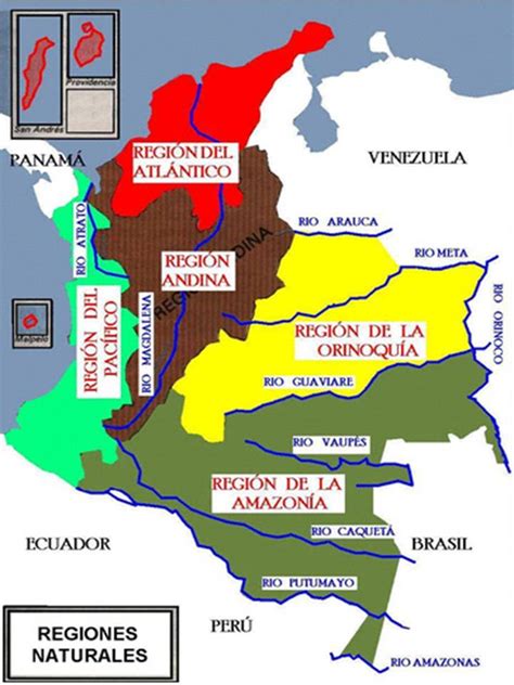 Regiones De Colombia Agosto 2013