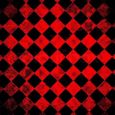 Grunge Red Checkered Abstract Background Stock Photo Colourbox