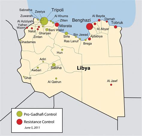 Libya Map Cities