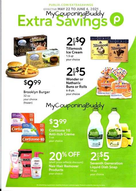 Early Ad Preview Publix Extra Savings Flyer 5/22/21 to 6/4/21
