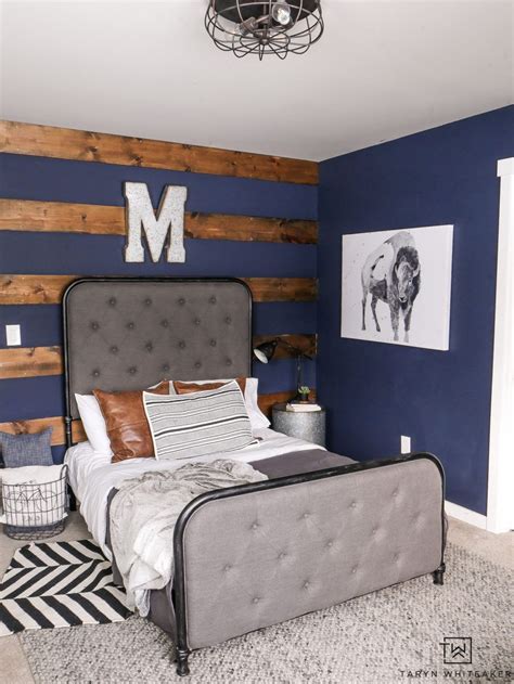 To add dimension to the wall 30 cool and contemporary boys bedroom ideas in blue boy room. Navy Blue Boys Bedroom | Boys room blue, Blue boys bedroom ...