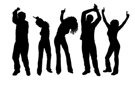 Dance Party People Drawing Free Image Download