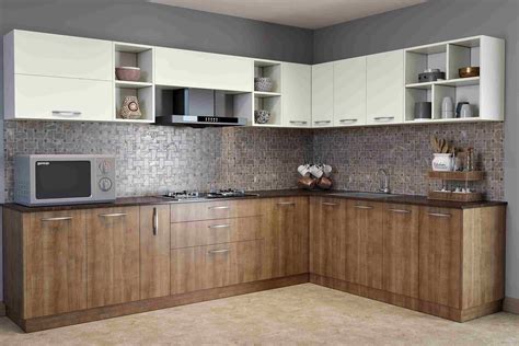 L Shaped Modular Kitchen Design Ideas In India Pepperfry