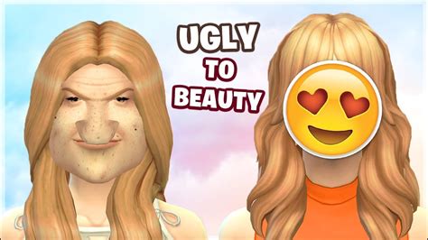 Ugly To Beauty Challenge Les Sims 4 Youtube