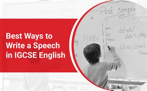 How To Write An Igcse Speech