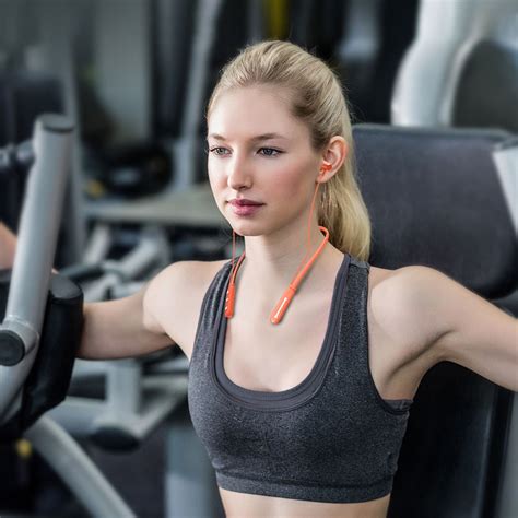 GNFQXSS Bluetooth Headset Binaural Hanging Neck Magnetic Design Can Be