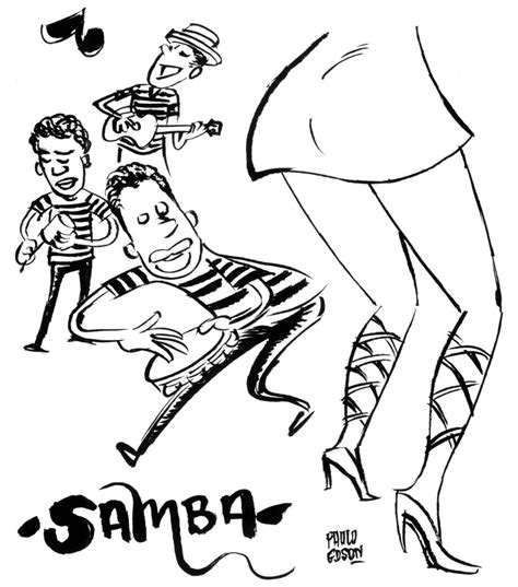 Desenho De Samba Facil