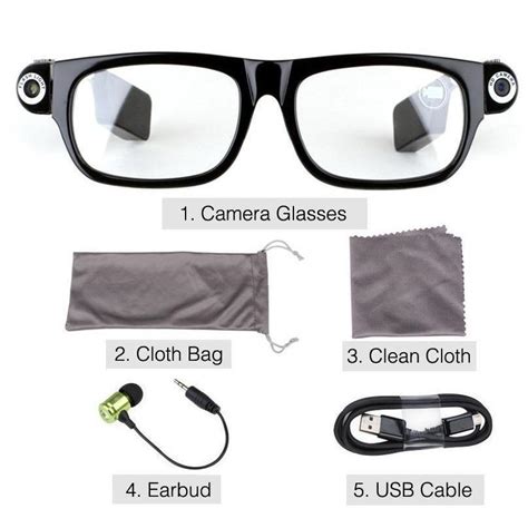 Smartglass Bluetooth Glasses Spy Camera Glasses World T Deals