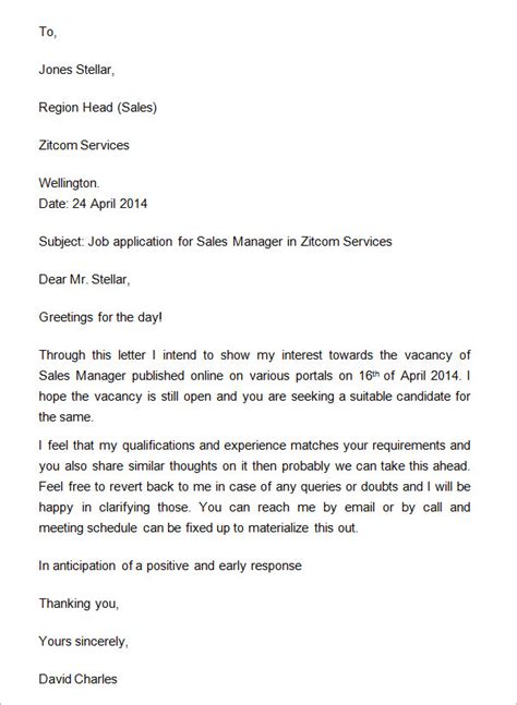 sample business letters format   word