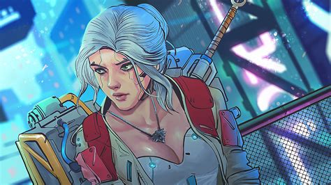 Cyberpunk Ciri Wallpaper 4k Kio135