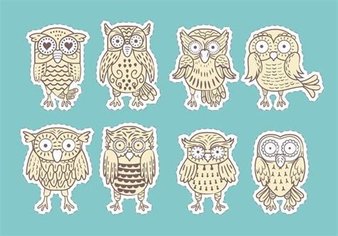 Buho Or Owls Vectors Collection Eps Svg Uidownload