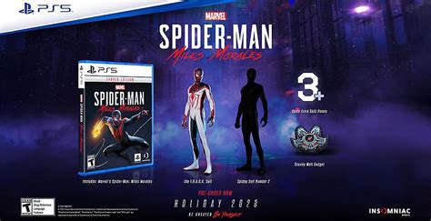 Marvels Spider Man Miles Morales Launch Edition Bonuses Rspidermanps4