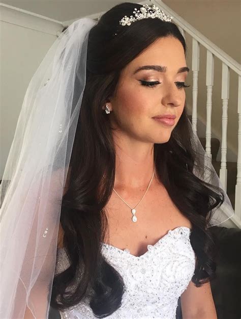 Wedding Hairstyles With Tiara And Veil