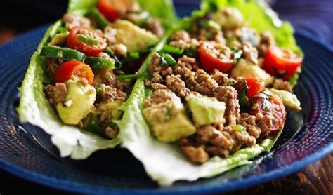 Ground turkey by now, most people are aware that poultry is generally considered to be a better choice than red meat in terms of calories, fat, and saturated fat. Turkey Lettuce Wraps Recipe - Diabetes Self-Management