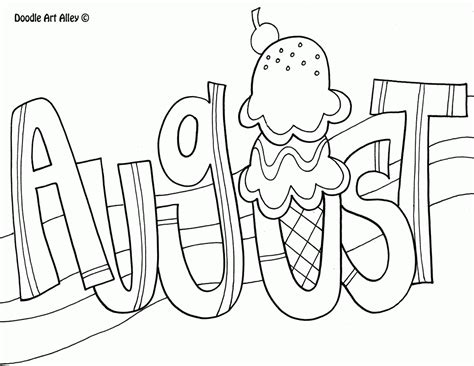 Free Months Of The Year Coloring Pages Download Free Months Of The