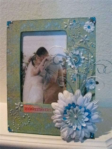 Altered Frame I Made Using Scrapbooking Supplies Mixed Media Frame