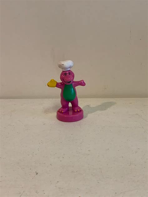 Barney Toy Figure Barney Small Toy Barney Playdough Toy Etsy