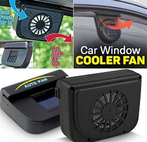 Buy Solar Powered Car Window Auto Air Vent Cooler Fan 087 Online