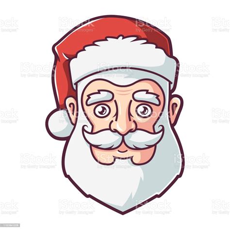 Face Of Santa Claus Stock Illustration Download Image Now Bag