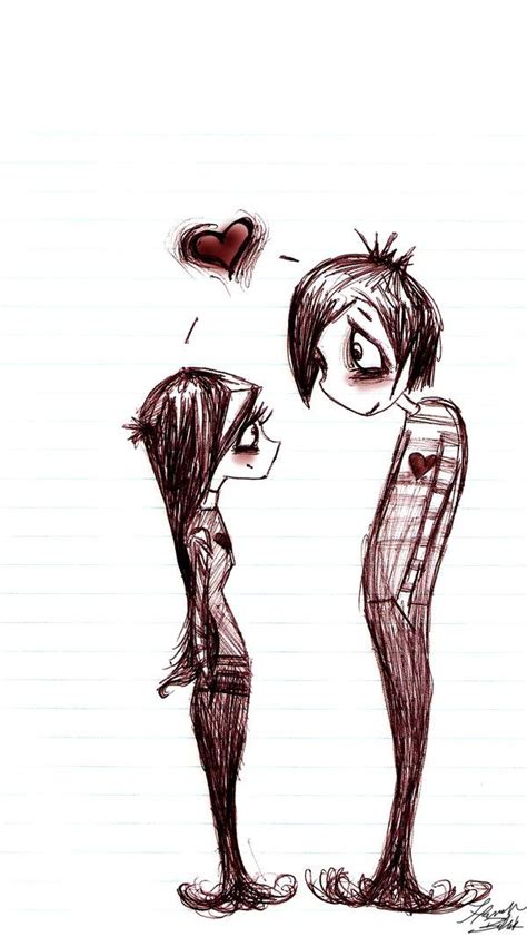 Emo Couple By Medieval Pirate On Deviantart Emo Art Emo