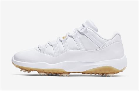 Cheap jordans wholesale store has 100% authentic cheap jordan shoes for sale at discount price, real jordans sales start at $79. Air Jordan 11 Low Golf White Metallic Gold AQ0963-102 Release Date Info | SneakerFiles
