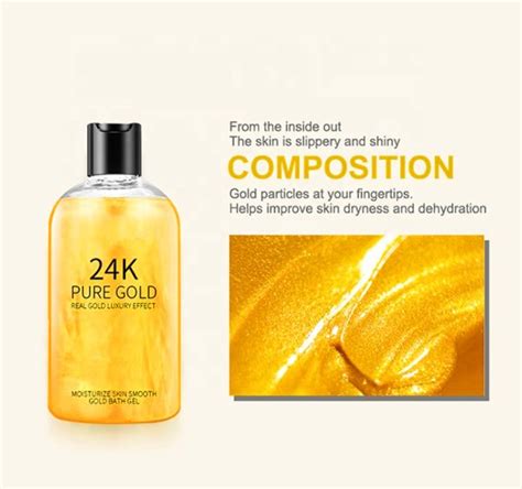 Deep Moisture 24k Gold Body Wash For Dry Skin Hydrating Hotel Bath