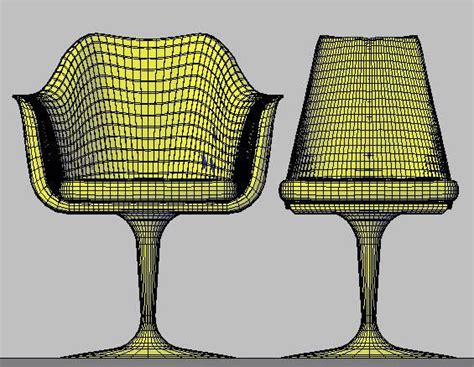 Tulip Chairs Dwg Block For Autocad • Designs Cad
