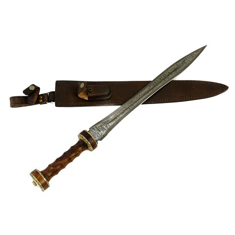 Hispaniensis Gladius Sword High Carbon Damascus Steel 24 Gladiator