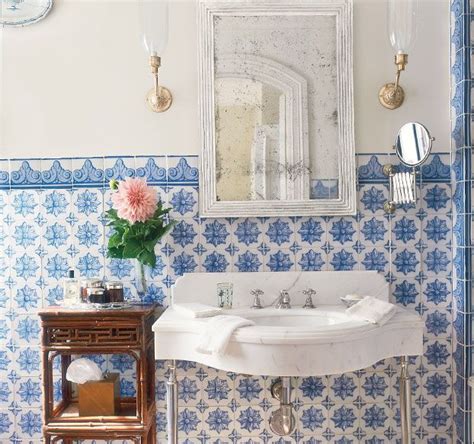 Though this color has been one of the most popular when it comes to bathroom interior design, it had disappeared as. 36 blue and white bathroom tile ideas and pictures 2019