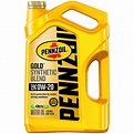 Pennzoil Gold 0W-20 Synthetic Blend Motor Oil, 5 Quart - Walmart.com
