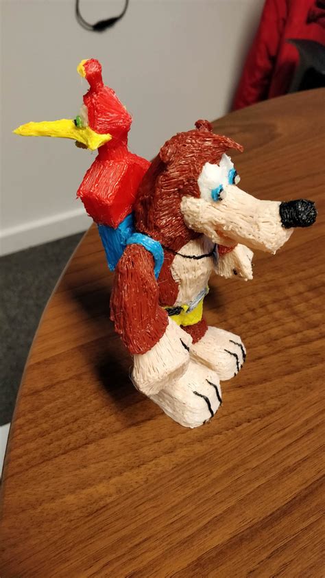 My Bosss Son Made Banjo Kazooie Using A 3d Pen Gaming