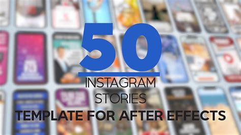 Template After Effects: 50 Instagram Stories 🔝 - YouTube