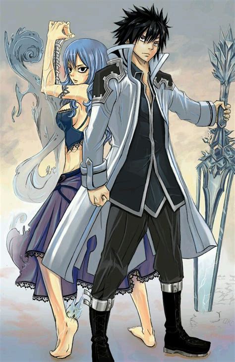 Gruvia Gray Fullbuster And Juvia Lockser Fairy Tail Gray Fairy Tail