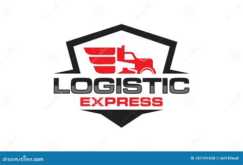 Logistic Logo Design Stock Vector Illustration Of Export 187191038
