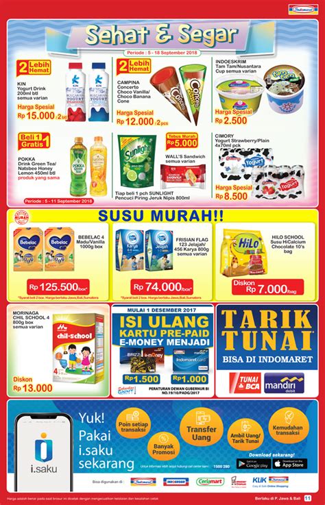 Banyak kan promo indomaret minggu ini? Katalog Promo Harga Indomaret Minggu Ini 5 - 11 September ...