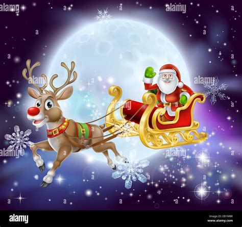 Top 100 Imagenes De Santa Claus Volando En Su Trineo Smartindustry Mx