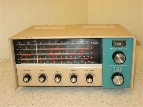 vintage heathkit ham short wave tubed radio model gr 91 ham radio radio short waves