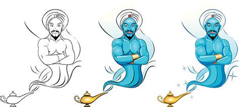 Genie Clip Art Vector Images And Illustrations Istock