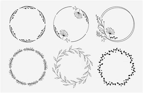 Floral Circle Vector Art Icons And Graphics For Free Download