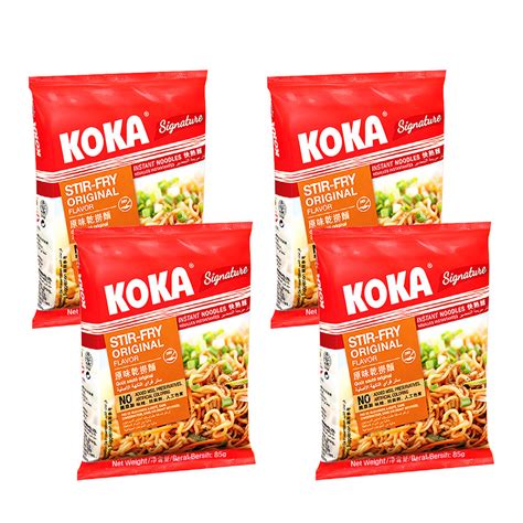Koka Signature Spicy Stir Fry Original Flavour Noodles 85g Pack Of The Gurme Store