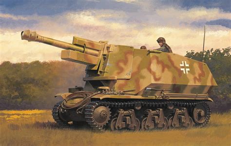 САУ 105cm Lefh18sf Auf Geschutzwagen 39hf Энциклопедия военной