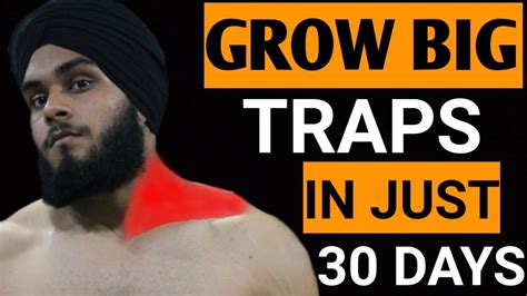 How To Grow Big Traps In Just 30 Days Js Fitness Bodybuilding