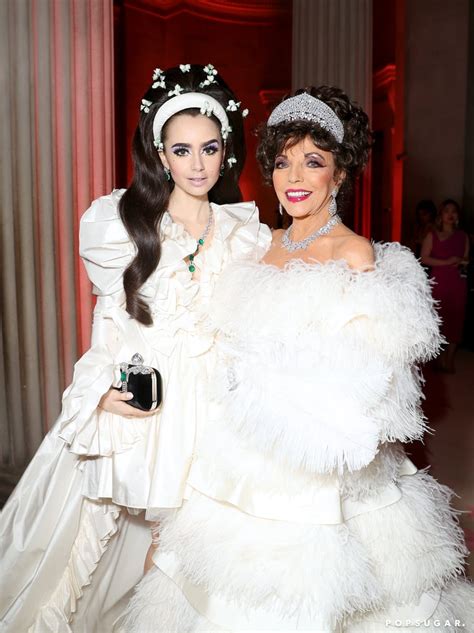 Lily Collins And Joan Collins Best Pictures From The 2019 Met Gala