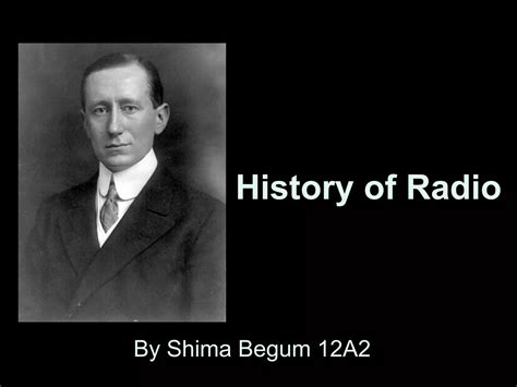 History Of Radio Ppt Free Download