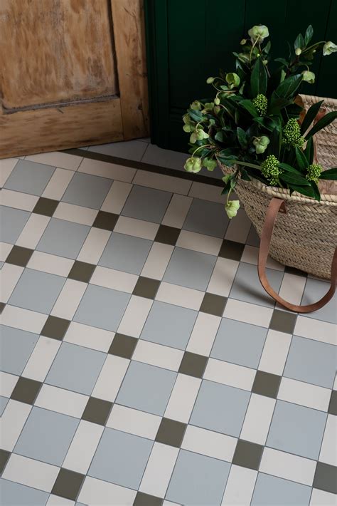 Victorian Floor Tiles In Our Brighton Pattern Tiled