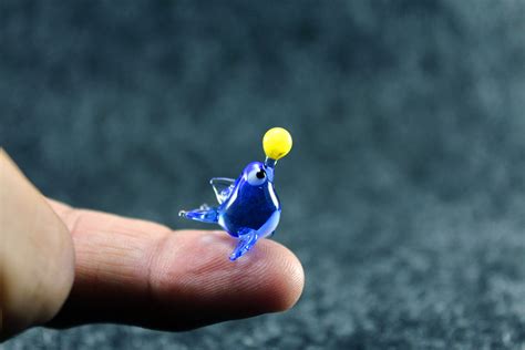 Tiny Glass Figurines Set 5 Pcs Glass Animals Murano Glass Etsy